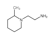 2-(2-甲基-1-哌啶基)乙胺结构式