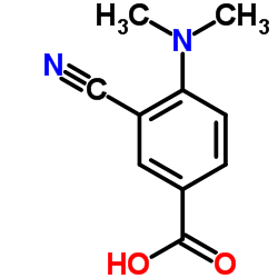 3-Cyano-4-(dimethylamino)benzoic acid Structure