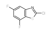 2-氯-5,7-二氟苯并噻唑结构式