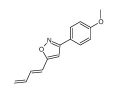 5-buta-1,3-dienyl-3-(4-methoxyphenyl)-1,2-oxazole结构式