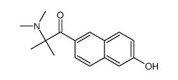 2-(dimethylamino)-1-(6-hydroxynaphthalen-2-yl)-2-methylpropan-1-one结构式