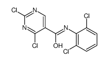 2,4-二氯-N-(2,6-二氯l苯基)嘧啶-5-羧酰胺结构式