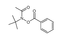 N-acetyl-O-benzoyl-N-t-butylhydroxylamine结构式