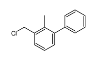 1-(chloromethyl)-2-methyl-3-phenylbenzene结构式