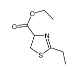 2-ethyl-4,5-dihydrothiazole-4-carboxylic acid ethyl ester Structure