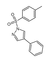 1-[(4-methylphenyl)sulfonyl]-4-phenyl-1H-pyrazole结构式