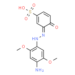 3-[(4-amino-2,5-dimethoxyphenyl)azo]-4-hydroxybenzenesulphonic acid Structure