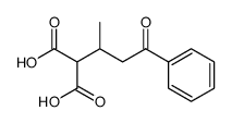 (1-methyl-3-oxo-3-phenyl-propyl)-malonic acid Structure