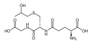 S-(2-Hydroxypropyl)glutathione structure