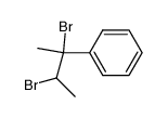 (1,2-dibromo-1-methyl-propyl)-benzene Structure