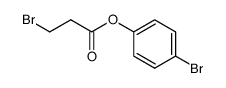 4'-bromophenyl 3-bromopropionate Structure