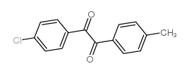 1-(4-氯苯基)-2-(4-甲苯基)乙烷-1,2-二酮结构式
