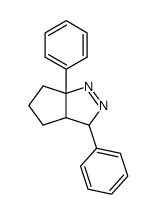 3,6a-diphenyl-3,3a,4,5,6,6a-hexahydrocyclopenta[c]pyrazole Structure