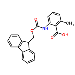 FMOC-2-AMINO-6-METHYLBENZOIC ACID Structure