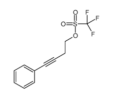 4-phenylbut-3-ynyl trifluoromethanesulfonate Structure