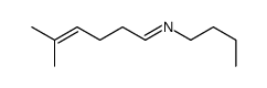 N-butyl-5-methylhex-4-en-1-imine结构式