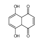 4a,8a-二氢-5,8-二羟基-1,4-萘二酮结构式
