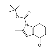tert-butyl 2-methyl-4-oxo-6,7-dihydro-5H-indole-1-carboxylate Structure