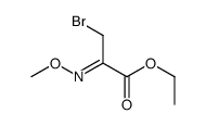 ethyl 3-bromo-2-methoxyiminopropanoate Structure