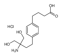 FTY720 Butanoic Acid Hydrochloride structure