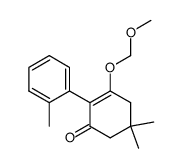 2-(2'-methylphenyl)-3-methoxymethoxy-5,5-dimethyl-2-cyclohexenone Structure