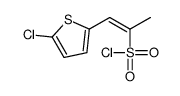 1-(5-chlorothiophen-2-yl)prop-1-ene-2-sulfonyl chloride Structure