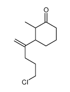 3-(5-chloropent-1-en-2-yl)-2-methylcyclohexan-1-one Structure