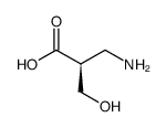 (S)-3-AMino-2-(hydroxyMethyl)propionic acid Structure
