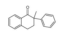 (±)-2-methyl-2-phenyl-3,4-dihydronaphthalin-1(2H)-one结构式