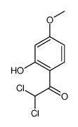 2,2-dichloro-1-(2-hydroxy-4-methoxyphenyl)ethanone结构式