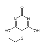 5-ethylsulfanyl-1,3-diazinane-2,4,6-trione结构式