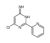 2-(2-吡啶基)-6-氯-4-氨基嘧啶结构式