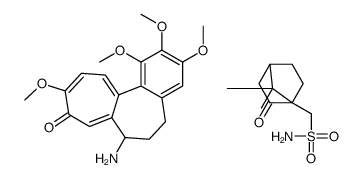 (S)-N-Deacetyl Colchicine d-10-Camphorsulfonate结构式