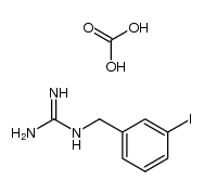 m-iodobenzylguanidine dihydrogen carbonate Structure