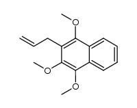 2-allyl-1,3,4-trimethoxynaphthalene结构式