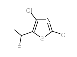 2.4-二氯-5-二氟甲基-1.3-噻唑结构式