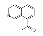 1-(异喹啉-8-基)乙酮结构式