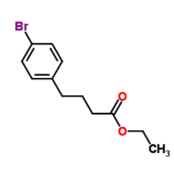 Ethyl 4-(4-bromophenyl)butanoate Structure