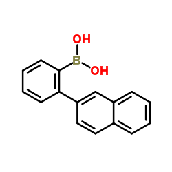 [2-(2-Naphthyl)phenyl]boronic acid Structure