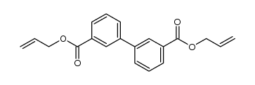 diallyl [1,1'-biphenyl]-3,3'-dicarboxylate结构式
