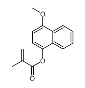(4-methoxynaphthalen-1-yl) 2-methylprop-2-enoate Structure