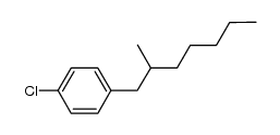 1-chloro-4-(2-methylheptyl)benzene Structure