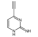 4-乙炔-2-嘧啶胺结构式