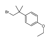 1-(1-bromo-2-methylpropan-2-yl)-4-ethoxybenzene结构式