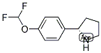[4-((2S)吡咯烷-2-基)苯氧基]二氟甲烷结构式