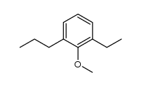 2-Ethyl-6-propylanisole结构式