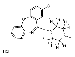 Loxapine-d8 hydrochloride Structure