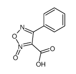3-carboxy-4-phenyl-1,2,5-oxadiazole 2-oxide结构式