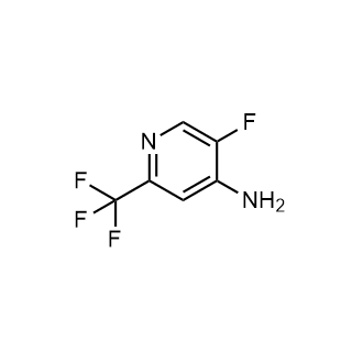 5-氟-2-(三氟甲基)吡啶-4-胺结构式