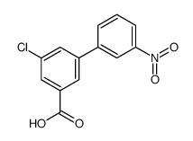 3-chloro-5-(3-nitrophenyl)benzoic acid Structure